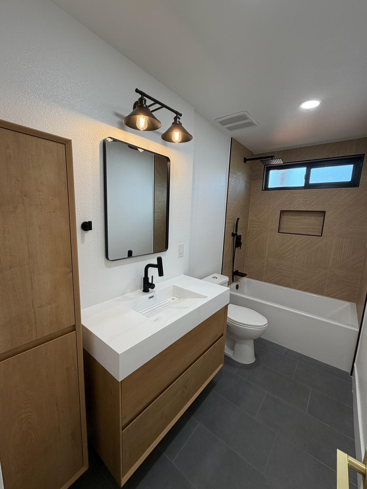 Bathroom remodeling project by Premier Concepts Development Inc.