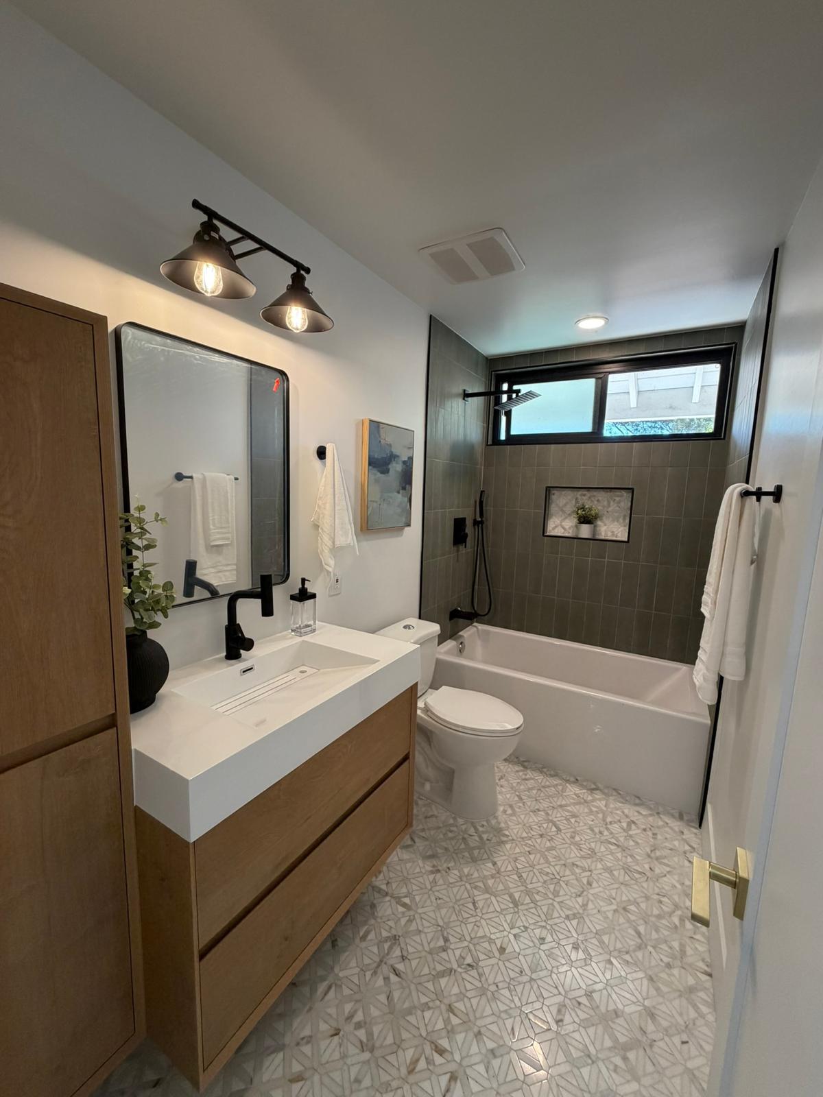 Bathroom remodeling project by Premier Concepts Development Inc.