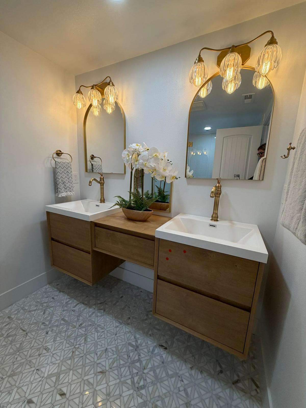 Bathroom remodeling project by Premier Concepts Development Inc.